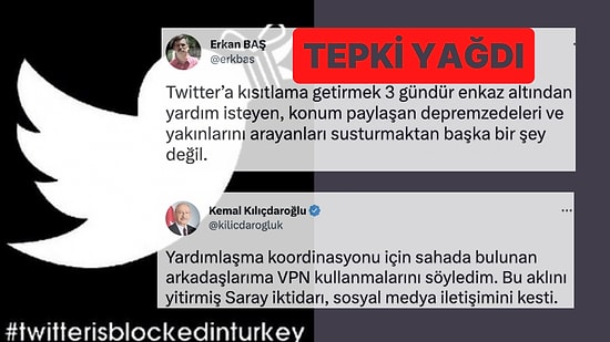 Ülke Çapındaki Twitter Kısıtlamalarına Siyasetçilerden de Tepki Geldi