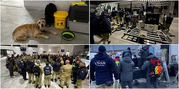 Polonya ekibi 76 itfaiye görevlisi, 5 sağlık görevlisi, 8 köpek ve 20 ton ekipman ile ülkemize geldi.