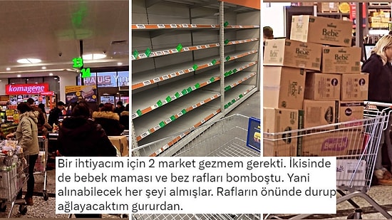 Yardımda da Birinciyiz: Sadece Deprem Bölgelerinde Değil, Ülke Genelinde Market Rafları Boşaldı