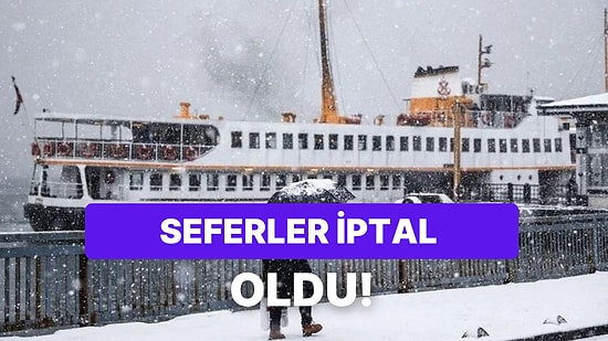 Vapur Seferlerine Hava Muhalefeti Engeli: İstanbul'da Hangi Vapur Seferleri İptal Edildi?