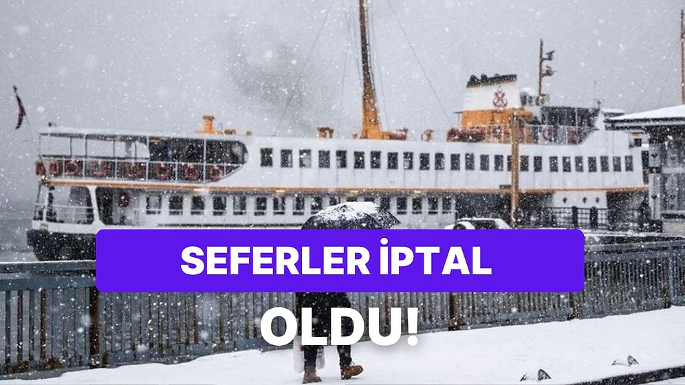 Vapur Seferlerine Hava Muhalefeti Engeli: İstanbul'da Hangi Vapur Seferleri İptal Edildi?