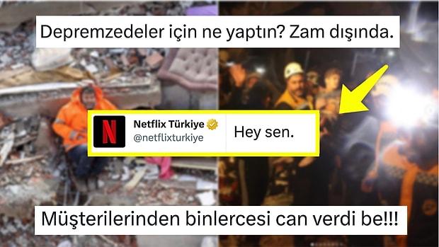 Netflix'in, Tüm Türkiye'yi Sarsan Depremle İlgili Tek Bir Taziye Mesajı Bile Paylaşmamasına Tepkiler Büyüyor!