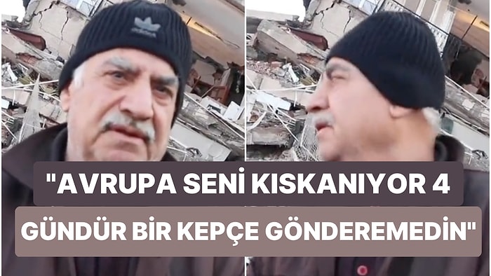 "Hem de Partinin Adamıyız Biz"! Adıyamanlı Bir Depremzede Arama Kurtarma Ekiplerinin Gecikmesine İsyan Etti