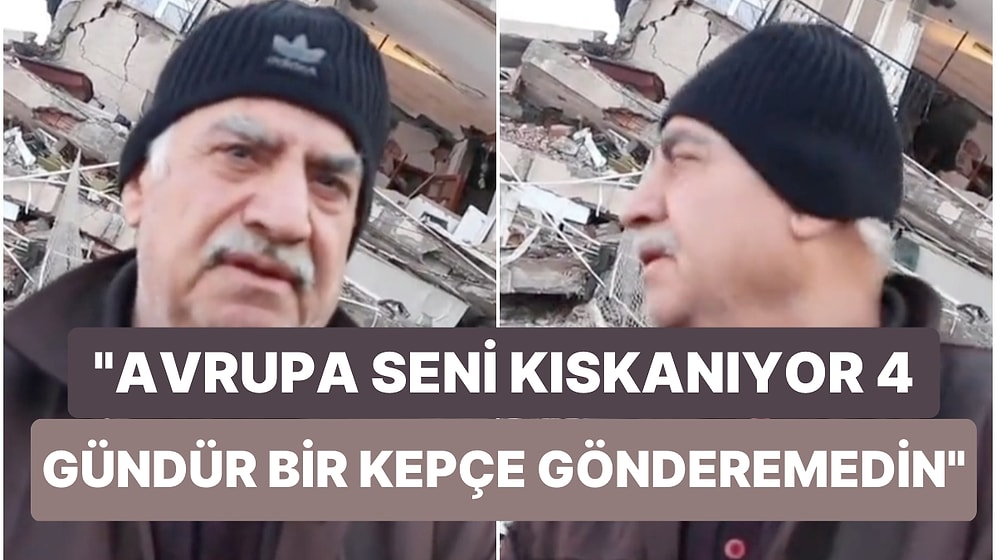 "Hem de Partinin Adamıyız Biz"! Adıyamanlı Bir Depremzede Arama Kurtarma Ekiplerinin Gecikmesine İsyan Etti