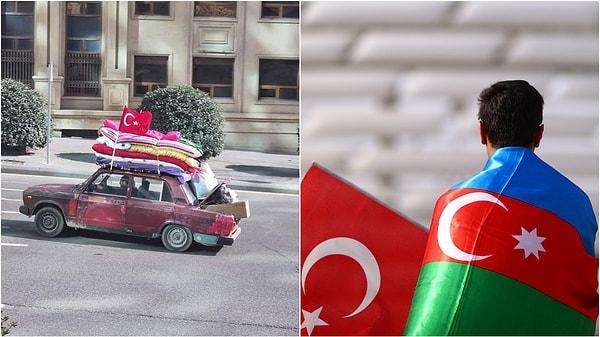 Bu araba sadece yorgan değil Azerbaycan halkının Türkiye'ye olan sevgisini de taşıyor. Azerbaycan halkına bizler de buradan sonsuz teşekkürlerimizi edelim.