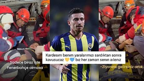 Mert Hakan Yandaş'ın Enkaz Altından Çıkarılan Fenerbahçeli Çocuğa Mesajı Herkesi Duygulandırdı