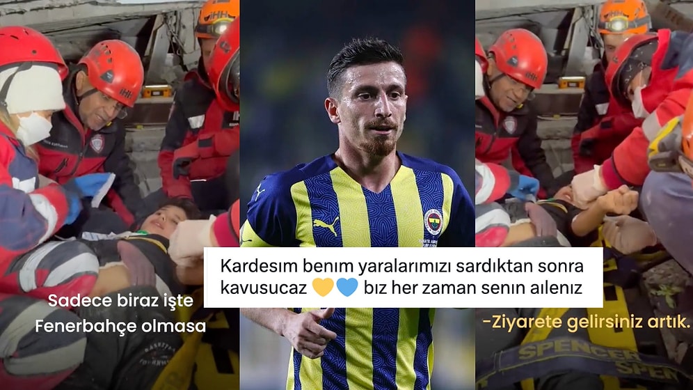 Mert Hakan Yandaş'ın Enkaz Altından Çıkarılan Fenerbahçeli Çocuğa Mesajı Herkesi Duygulandırdı