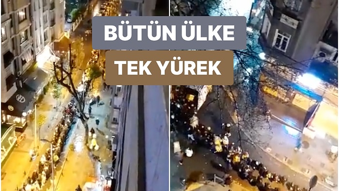 Birlikte Çok Güçlüyüz! Dün Gece Nişantaşı'nda Oluşan Yardım Kuyruğu Şu Zor Günlerde Hepimize Umut Oldu