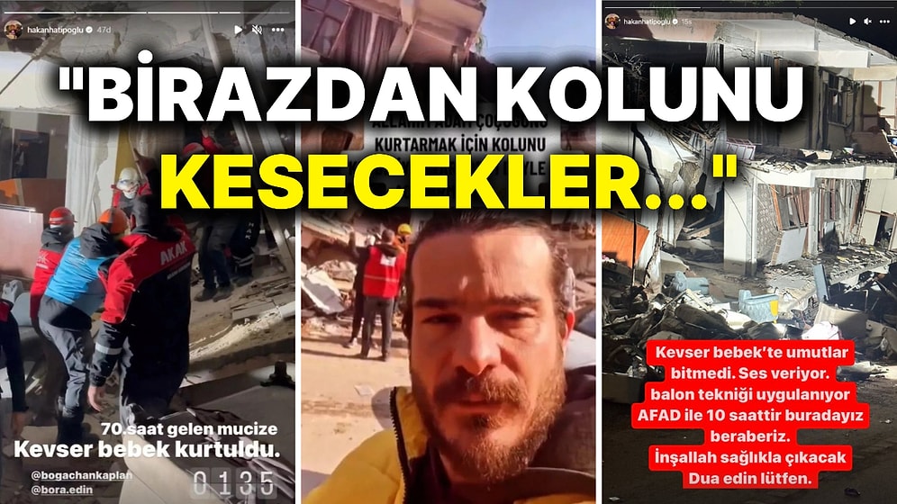 Enkazdan Yeğenini Kurtarabilmek İçin Kolunu Feda Eden Kişiyi Paylaşan Hakan Hatipoğlu Yürekleri Acıttı!