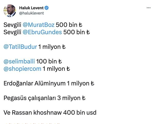 Murat Boz, Ebru Gündeş, Rassan Khoshnaw...