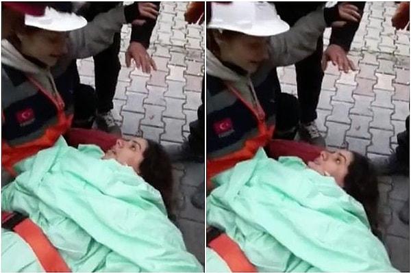 Hene Hammeco, 35 years old and 9 months pregnant woman was trapped under the rubble. After long efforts of the teams, the pregnant woman was pulled out alive after 40 hours.