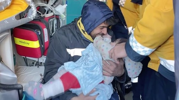 A baby and her mother were also rescued after 55 hours.