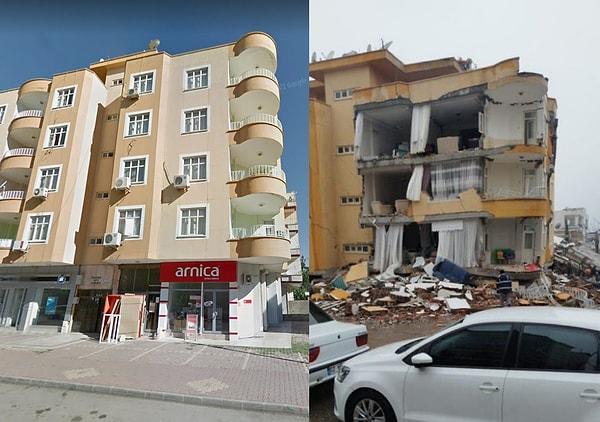 6. Turgut Reis Mahallesi, Fevzi Çakmak Caddesi, hâlâ yardım bekleyen Ünlükent Apartmanı