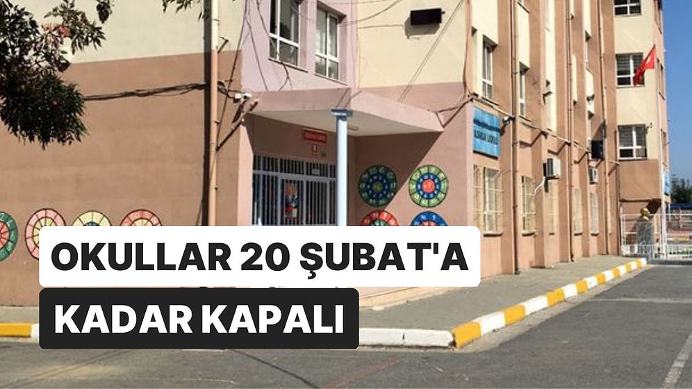 Eğitime Türkiye Genelinde 20 Şubat'a Kadar Ara Verildi