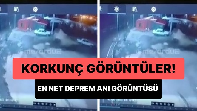 Deprem Felaketinin Şiddetini En Net Şekilde Gözler Önüne Seren Görüntü: Film Sahnesi Gibi!