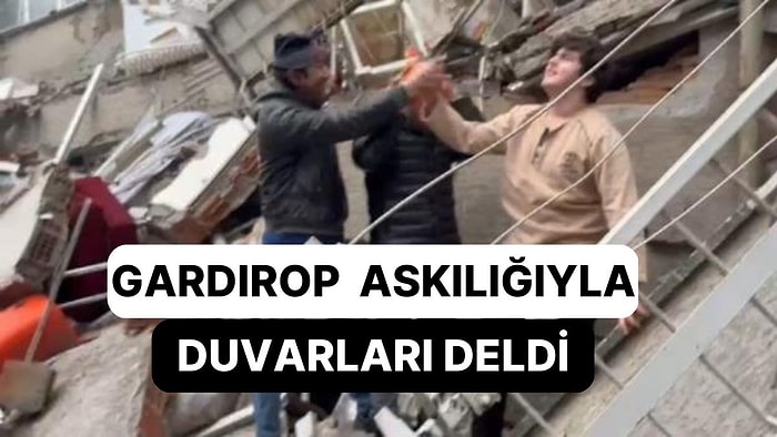 Gardırop Askılığıyla Duvarları Deldi: 5 Kişilik Ailesini Kurtardı