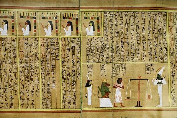 6. Mısır'da 16 metre uzunluğunda bir papirüs bulundu.