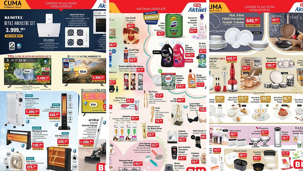 14 Şubat - 17 Şubat 2023 BİM Aktüel İndirim Kataloğu