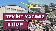 Kahramanmaraş Depreminde Yıkıntılar Arasında Camı Bile Kırılmadan Sapasağlam Duran Bir Bina Göze Çarptı