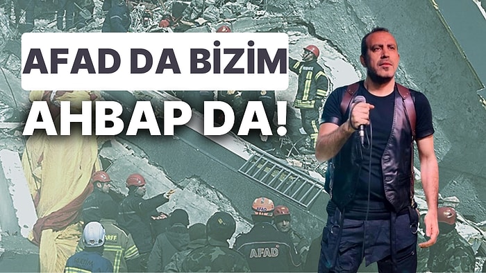 Enkaz Yerine Para Kokusu Alanlara Karşı Haluk Leventle Birlikte Milyonların Sloganı: AFAD da Bizim AHBAP da!