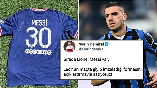 Haaland'ın Ardından Messi: Merih Demiral Yıldız Futbolcuların Formalarını Satıp Geliri Ahbap'a Bağışlıyor