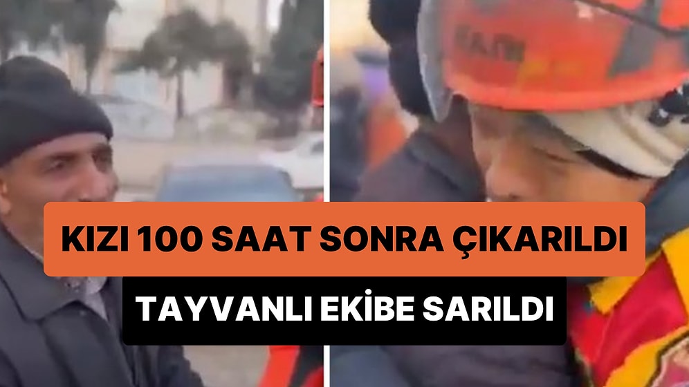 Kızı 100 Saat Sonra 28 Saatlik Çalışma ile Enkazdan Çıkarılınca Tayvanlı Ekibe Sarılarak Teşekkür Eden Baba