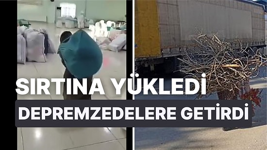 Kimi Yorgan Kimi Odun Taşıdı: Bükülen Bellerine Rağmen Depremzedelere Yardım Taşıyan Teyzeler Ağlattı