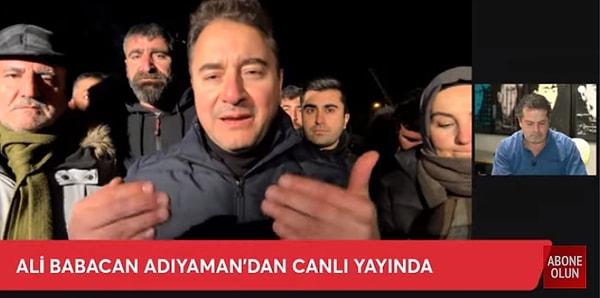 Ali Babacan, Cüneyt Özdemir’in YouTube kanalına konuk oldu ve deprem bölgesi ile ilgili şu ifadeleri kullandı;