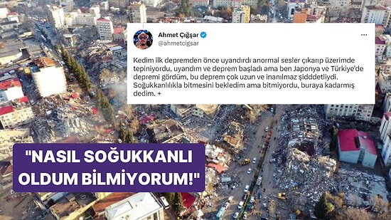 "Buraya Kadarmış Dedim!" Depreme Adana'da Yakalanan Bir Depremzede Yaşadıklarını Anlattı