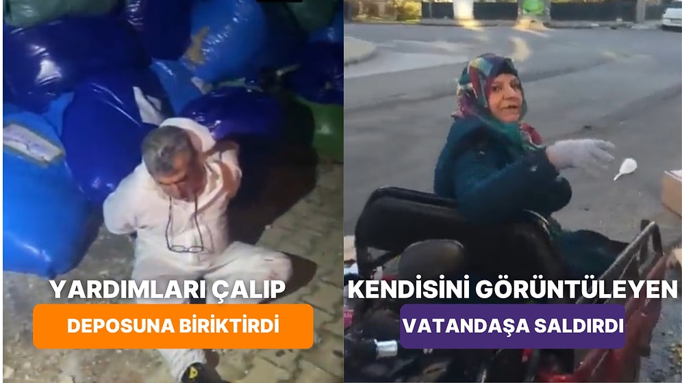 Marketlere, Evlere ve Yardım Tırlarına Saldırdılar! Deprem Bölgesinde Yakalanan Yağmacıların Görüntüleri