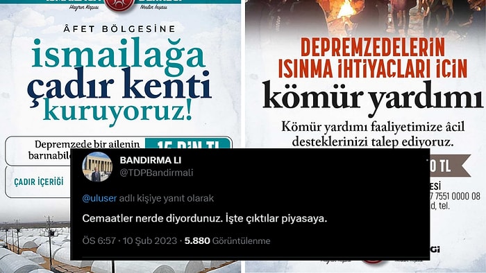 İsmailağa Cemaati’nin Deprem Bölgesine Yardım İçin İstediği Miktarlar Tepki Çekti