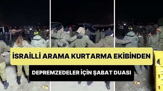 Arama Kurtarma Çalışmaları İçin Türkiye'ye Gelen İsrail Ekibi Depremzedeler İçin Şabat Duası Etti