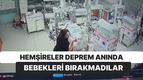 Hemşireler 7,7'lik Depremde Bebeklere Sarıldı