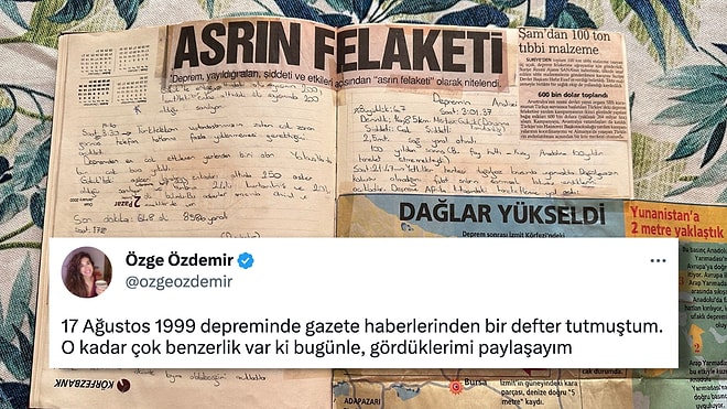 Kahramanmaraş ve Gölcük Depremlerinin Benzerliğini Ortaya Koyan Gazetecinin Paylaşımını Görmelisiniz!