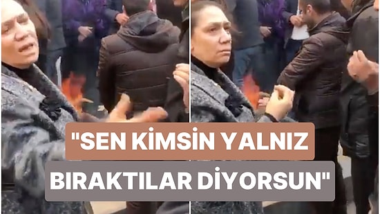 Yuhalanmıştı! Deprem Bölgesini Ziyaret Eden AKP Milletvekili Oya Eronat Depremzedenin Üzerine Yürümüş