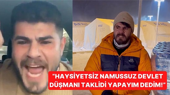 'Arabada Bağıran Adam' Deprem Bölgesine Gidip Yardım İçin Yakaran İnsanlara 'Tasmalı İt' Diyerek Hakaret Etti!