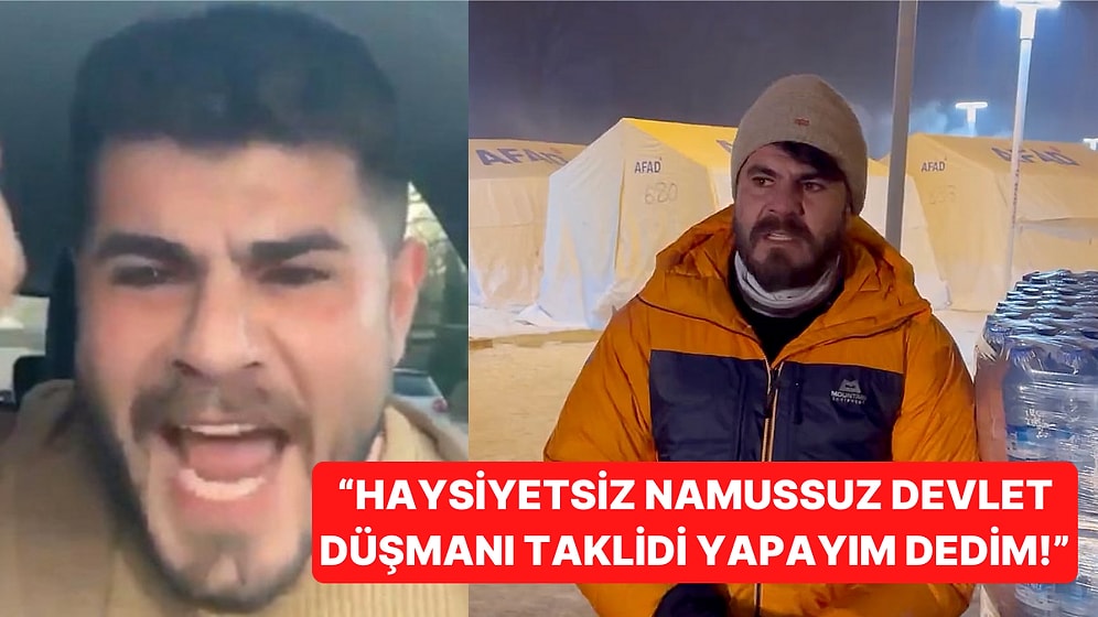 'Arabada Bağıran Adam' Deprem Bölgesine Gidip Yardım İçin Yakaran İnsanlara 'Tasmalı İt' Diyerek Hakaret Etti!