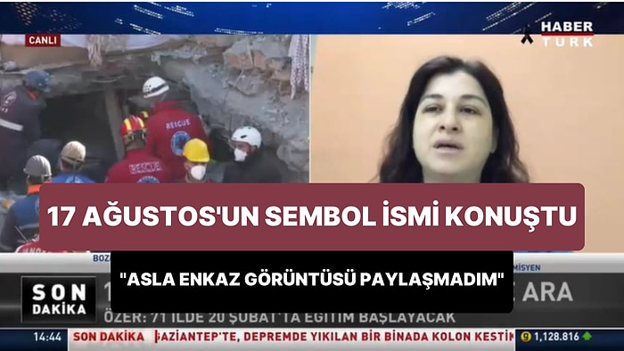 17 Ağustos'un Sembol İsimlerinden Ömür Kınay, Oylum Talu'ya Anlattı: 'Asla Enkaz Fotoğrafı Paylaşmadım'