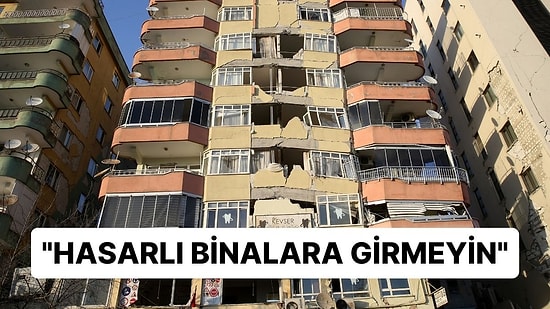 Deprem Uzmanlarından 'Hasarlı Binalar' İçin Uyarı: 'Bir Ay Boyunca Girmemekte Fayda Var"