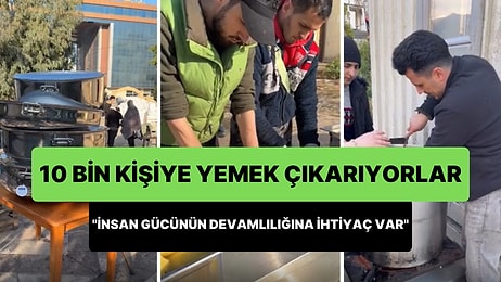 Ankara'dan Yola Çıkıp Depremzedelere Günlük 10 Bin Kişi Kapasiteli Yemek Çıkartan Kahraman Şefler