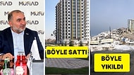MÜSİAD Malatya Başkanı Muharrem Poyraz Yaptığı Lüks Bina Depremde Kum Gibi Olunca Kayıplara Karıştı