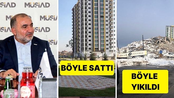 MÜSİAD Malatya Başkanı Muharrem Poyraz Yaptığı Lüks Bina Depremde Kum Gibi Olunca Kayıplara Karıştı