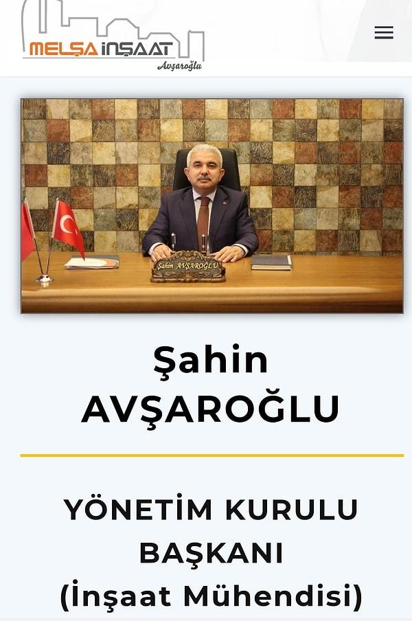 Müteahhit: AKP Dulkadiroğlu İlçe Başkanı Şahin Avşaroğlu