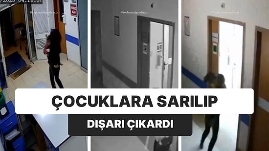 Hemşire Deprem Anında Çocuklara Sarıldı