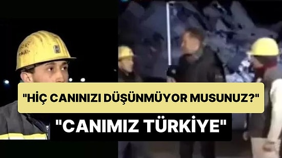 Muhabirin 'Hiç Canınızı Düşünmüyor musunuz?' Sorusuna 'Bizim Canımız Şu Anda Türkiye' Cevabını Veren Madenci