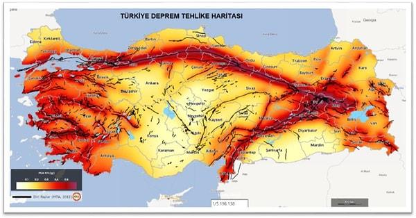 Türkiye ve dünyadaki fay hatları biliniyor. Bu da depremin nerelerde olacağına dair bir fikir veriyor.