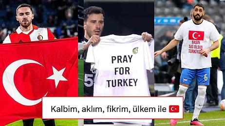Yurt Dışında Forma Giyen Türk Futbolcular Hafta Sonu Oynadıkları Maçlarda Destekleriyle Duygulandırdı
