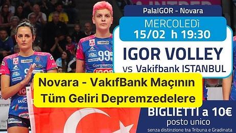 Milli Voleybolcu Ebrar Karakurt'un Takımı Igor Gorgonzola'dan Türkiye'deki Depremzedeler İçin Örnek Hareket