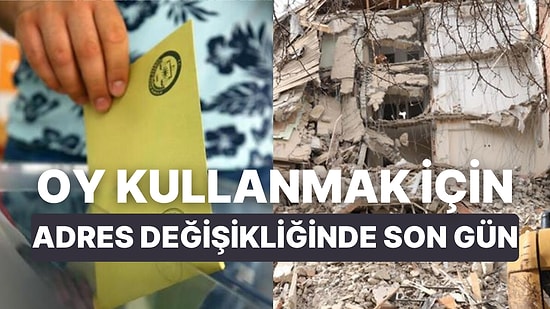 Sosyal Medyada Yayılan 'Oy Kullanmak İçin Adres Değiştirmede Son Tarih 14 Şubat' Bilgisinde Önemli Detay!