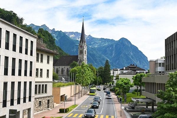 4. Vaduz, Lihtenştayn Prensliği